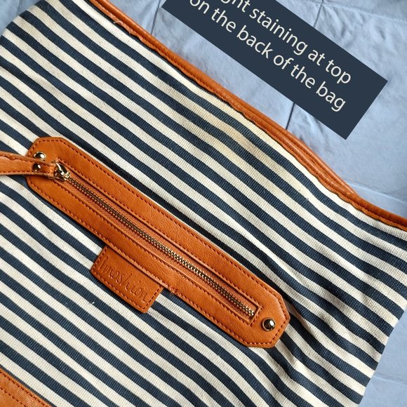 imoshion striped bag with magnetic closures - Picture 9 of 15